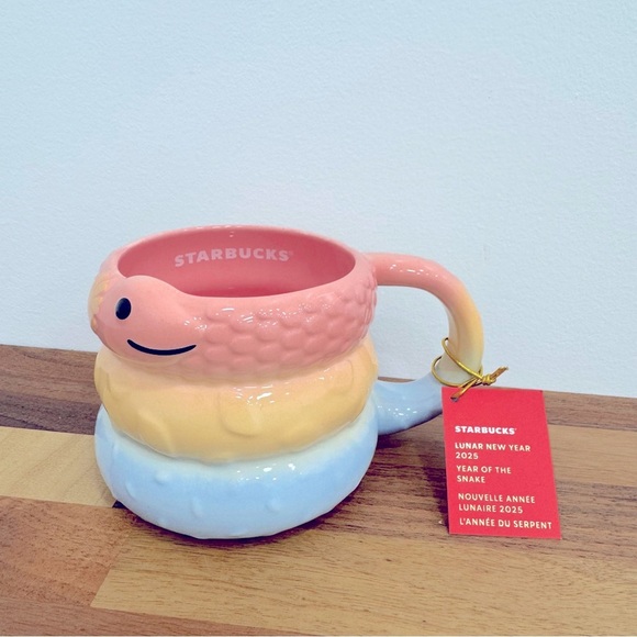 NWT Starbucks Lunar New Year 2025 Mug - Year of the Snake - Ceramic - 14 fl oz - Picture 1 of 6